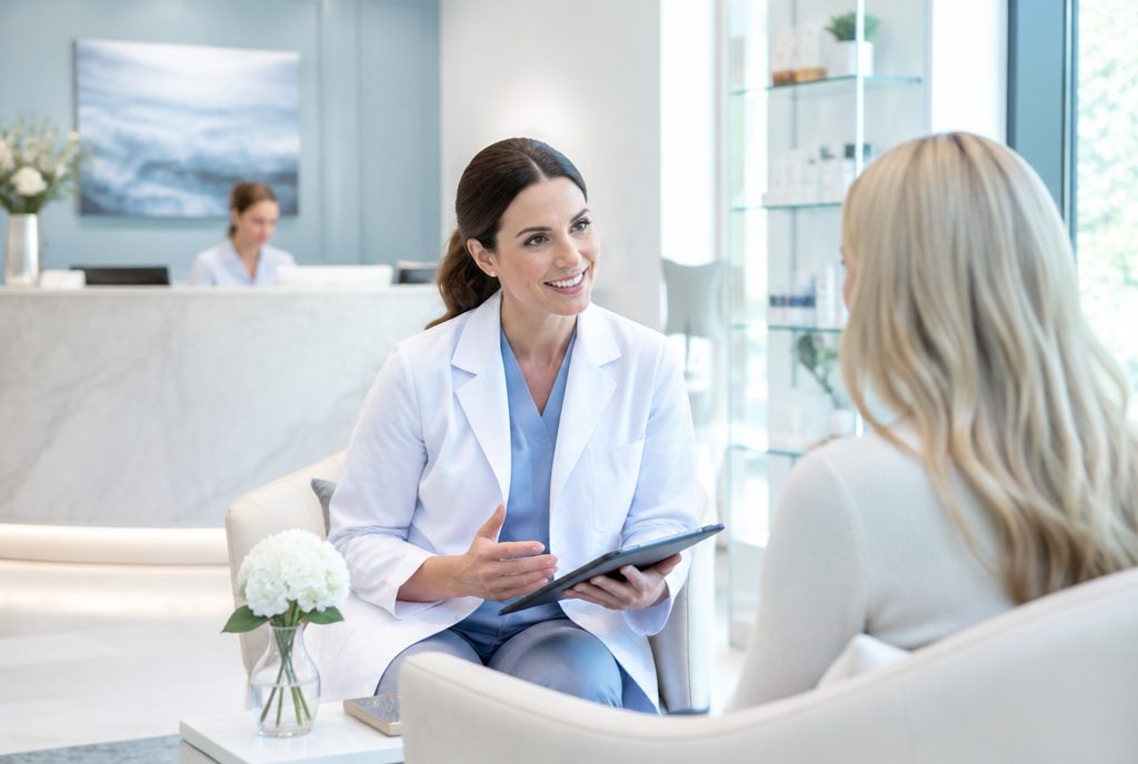 Doctor consulting with a patient