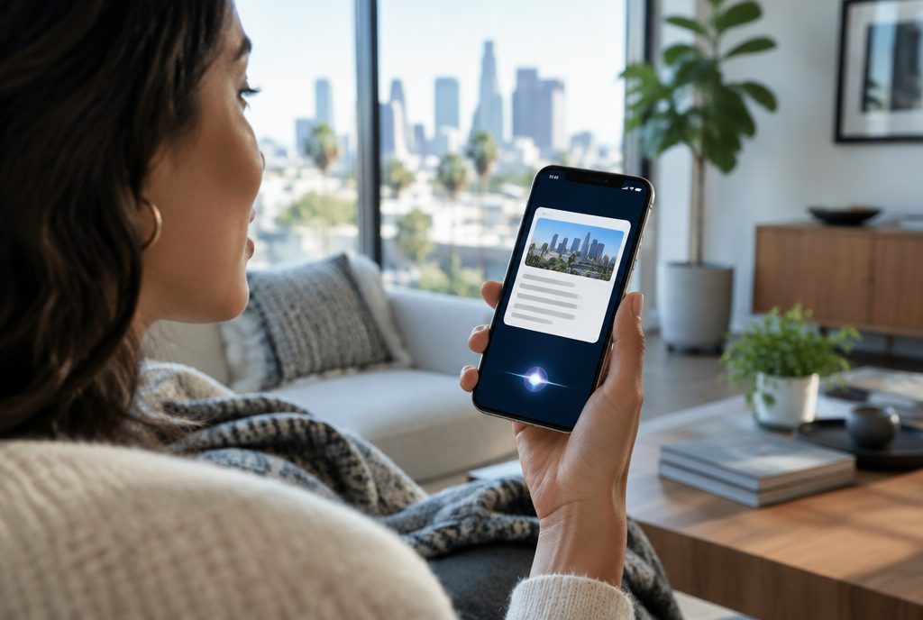 Answer engine optimization: answer card on a smartphone